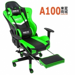 FAX88 Zero系列 L9600 跑車椅 電競椅 (送頭枕 腰墊) 綠黑色