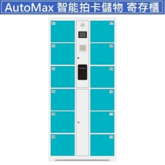 AutoMax 智能拍卡儲物櫃 寄存櫃 12門芬蘭綠色