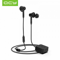 QCY E1無線ANC降噪藍牙耳機運動耳塞式跑步入耳式蘋果通用型雙耳 深空黑
