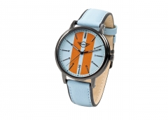 MINI Back to Basic系列手錶 160902  橙/灰色間條
