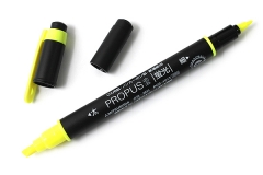 Uni Propus 2 雙頭螢光筆 PUS-101T 黃色