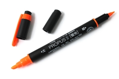Uni Propus 2 雙頭螢光筆 PUS-101T 橙色