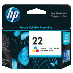 HP (21) (22) 原裝墨盒 C9352AA (22) 彩色