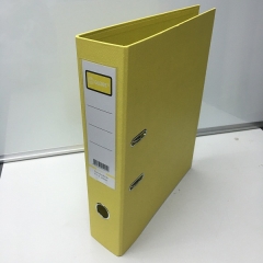 GLOBE 快勞 3寸 BOX FILE F4 黃色 顏色膠面
