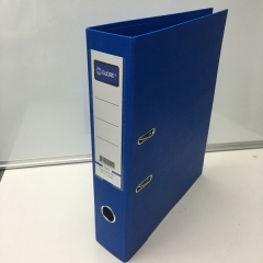 GLOBE 快勞 3寸 BOX FILE F4 藍色 顏色膠面