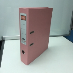 GLOBE 快勞 3寸 BOX FILE F4 粉紅 顏色膠面