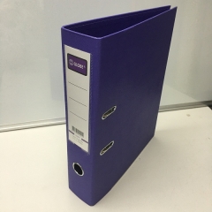 GLOBE 快勞 3寸 BOX FILE F4 紫色 顏色膠面
