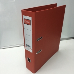 GLOBE 快勞 3寸 BOX FILE F4 紅色 顏色膠面
