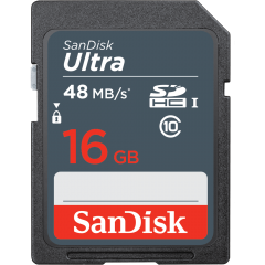 SanDisk SD 記憶咭 Ultra 16GB - 48MB/s