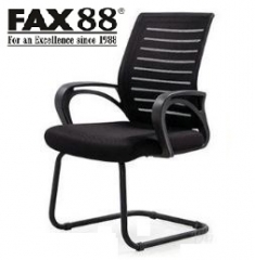 FAX88 JC05 辦公椅/會議用椅/電腦椅 弓形黑框背