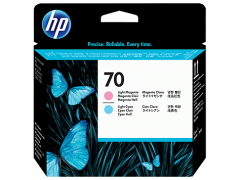 HP 70 Printhead 原裝墨盒 C9405 LT Cy+LT Mag