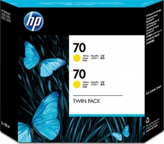 HP 70 130-ml 原裝墨盒 Twin Pack (DesignJet Printers) C