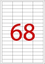 Smart Label 多用途Label (100張/盒) (33-78格) #2624(48.5 