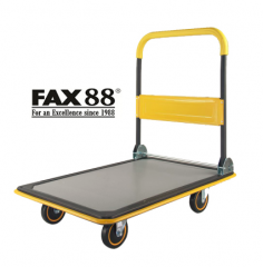 FAX88 日式平板手推車 黃色 60x90cm