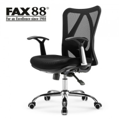 FAX88 人體工學電腦椅 M16 滑輪型黑色