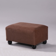布藝沙發凳腳凳 咖啡絨布