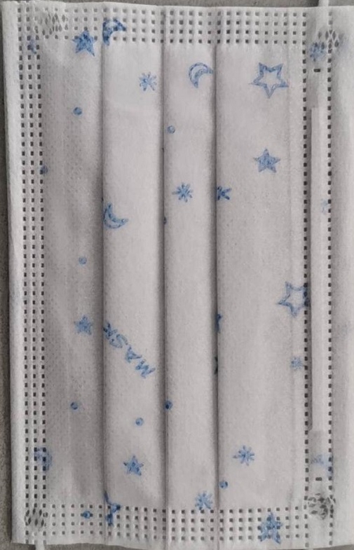 JP 3層中童口罩 3Ply 50個裝 藍色限量版Q款