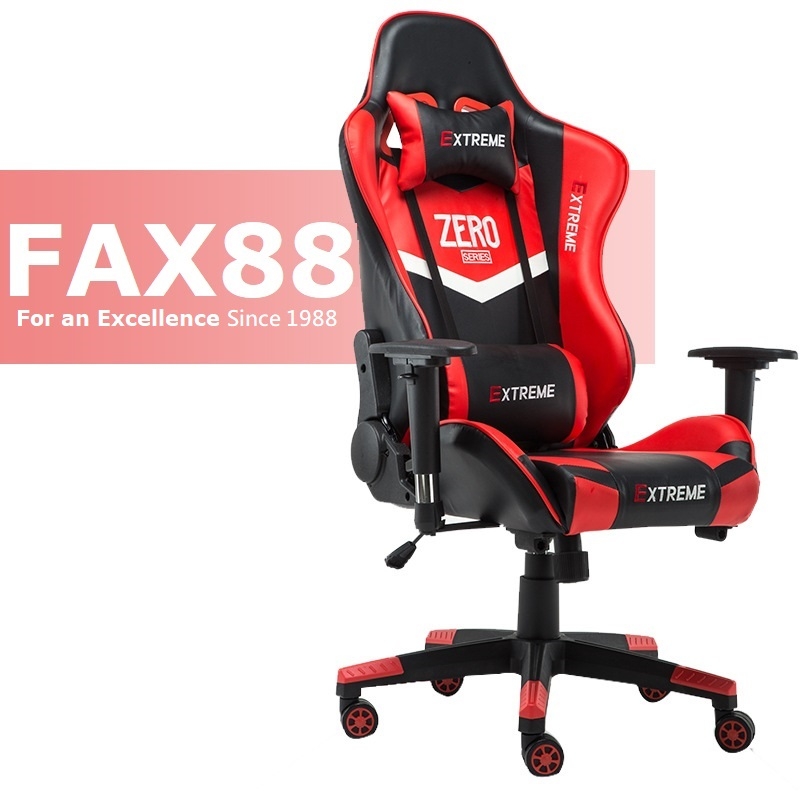 FAX88 Zero系列 L9600 跑車椅 電競椅 (送頭枕 腰墊) 白配黑 標配免安裝