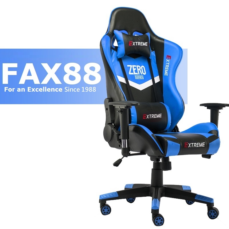 FAX88 Zero系列 L9600 跑車椅 電競椅 (送頭枕 腰墊) 白配黑 標配免安裝