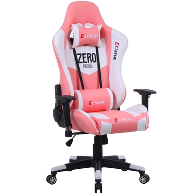 FAX88 Zero系列 L9600 跑車椅 電競椅 (送頭枕 腰墊) 白配黑 標配免安裝