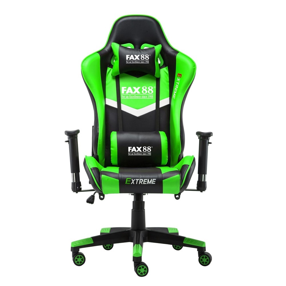 FAX88 Zero系列 L9600 跑車椅 電競椅 (送頭枕 腰墊) 白配黑 標配免安裝