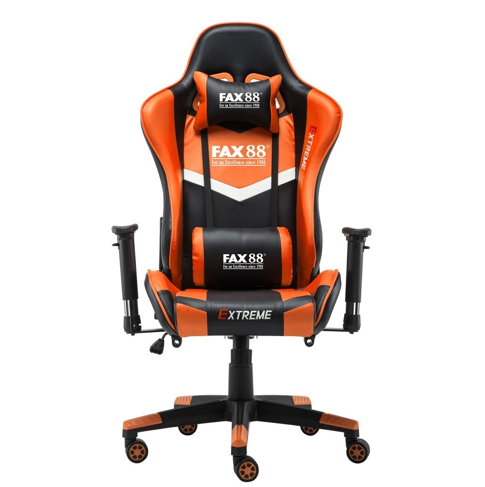 FAX88 Zero系列 L9600 跑車椅 電競椅 (送頭枕 腰墊) 白配黑 標配免安裝