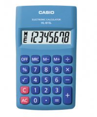 Casio HL-815L-BU 便攜型計數機 藍色