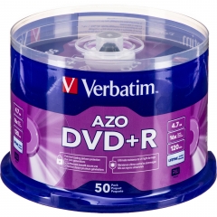 Verbatim 95037 DVD+ R 16X 50隻筒裝