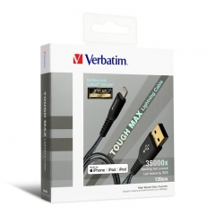 Verbatim 65857 Lightning Cable 充電線 黑色