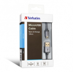 Verbatim 64705 Metallic USB to Micro USB Cable 充電線