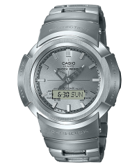 Casio G-SHOCK AWM-500D-1A8 全金屬 銀色