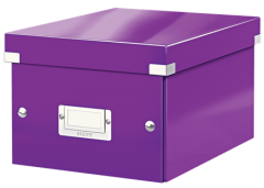Leitz Click & Store WOW 6043 小號儲物盒 A5收納盒 紫色 60