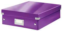 Leitz Click & Store WOW 6058 中號收納盒 儲物盒 紫色 6058