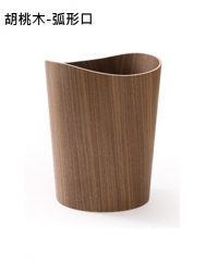 日式木質創意垃圾桶