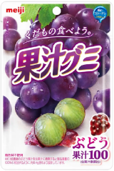 Meiji 明治橡皮糖 日本製造 提子味 51g