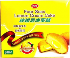 Four seas 四洲忌廉蛋糕 一箱12件四洲檸檬忌廉蛋糕 184g