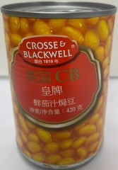 英國CB皇牌鮮茄汁豆420克 CROSSE& BLACKWELL茄汁焗豆 1罐起