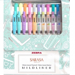 【限定】Zebra Sarasa MildLiner  粉色系20支禮盒裝 WKT7JJ15BG