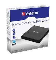 External Slimline CD/DVD Writer, USB2.0