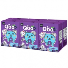 Qoo黑加侖子汁飲品200毫升 6包裝