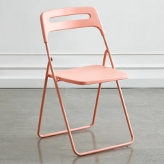 FAX88 F7642 塑料折叠椅子 粉紅色