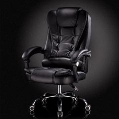 A100 可躺不帶腳踏 辦公座椅 電腦椅 書房椅 簡約舒適 2024款 黑色