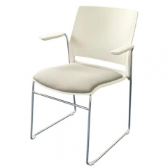 FAX88  #15168 可疊弓型培訓椅帶扶手