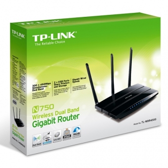TP-Link TL-WDR4300 (N750) (300M+450M) Wireless Dua