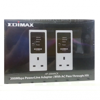 Edimax HP-2004ACK 200Mbps Powerline Adapter (With 