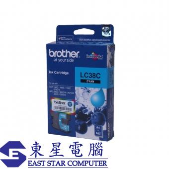Brother LC38C (原裝) Ink - Cyan DCP-165C, DCP-195C,