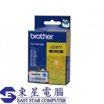 Brother LC47Y (原裝) Ink - Yellow DCP-110C,DCP-115C,