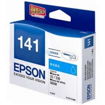 Epson (141) C13T141283 (原裝) Ink - Cyan ME330/340/8