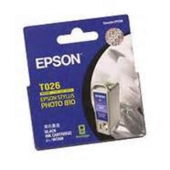 Epson T026 (原裝) Ink - Black  COLOUR 810/830/830U/C