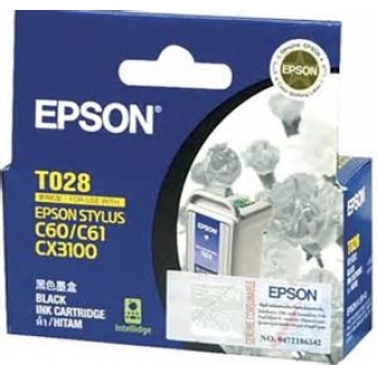 Epson   T028 (原裝)  Ink - Black  COLOUR C60/C61/CX3